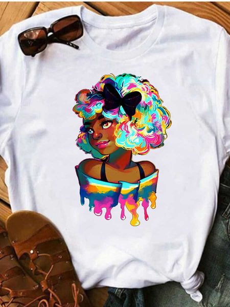 women's t-shirt cartoon print basic t shirts women 100 cotton summer women loose casual short sleeve j230215, White
women's t-shirt cartoon print basic t shirts women 100 cotton summer women loose casual short sleeve j230215, White