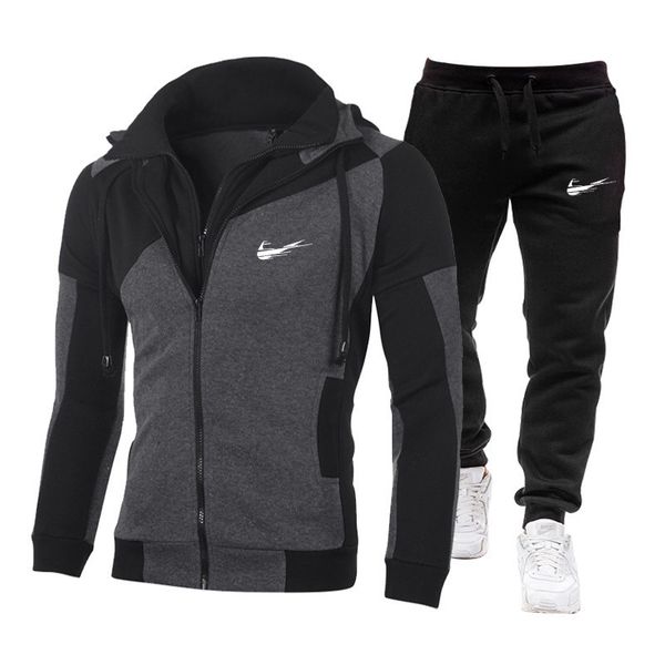 brand fashion men's tracksuit 2 piece hoodies basketball pants womens sweat suits plus size jogger sets streetwear men clothing, Gray
brand fashion men's tracksuit 2 piece hoodies basketball pants womens sweat suits plus size jogger sets streetwear men clothing, Gray