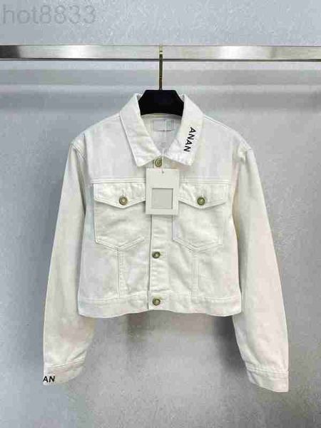 women's jackets designer runway denim white coat women 2023 high street lapel single breasted long sleeve embroidery coats jtig, Black;brown
women's jackets designer runway denim white coat women 2023 high street lapel single breasted long sleeve embroidery coats jtig, Black;brown