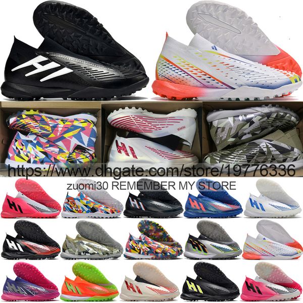 send with bag quality football soccer boots predator edge tn in indoor turf laceless shoes black white silver multicolor green red pink oran
send with bag quality football soccer boots predator edge tn in indoor turf laceless shoes black white silver multicolor green red pink oran