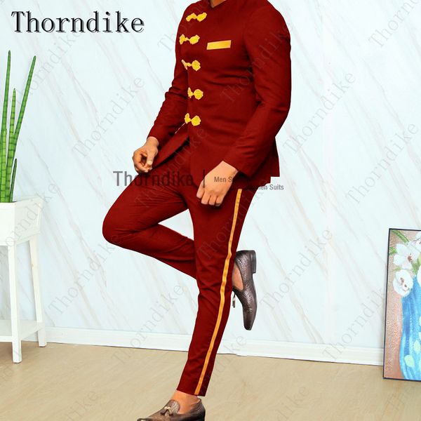 men's suits blazers thorndike italian design dark red jacket pants men suits for wedding groom tuxedos for men slim fit blazer costume, White;black
men's suits blazers thorndike italian design dark red jacket pants men suits for wedding groom tuxedos for men slim fit blazer costume, White;black