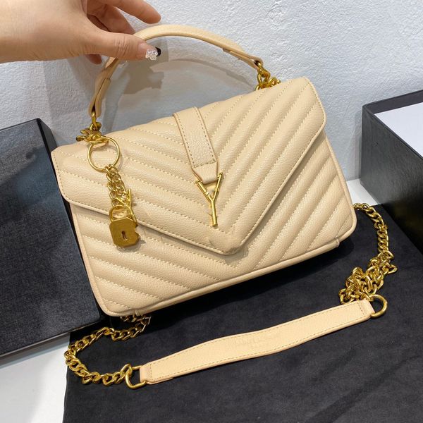 college lambskin shoulder bags chevron line v-stitch quilted messenger purse multi pochette gold/silver/black metal hardware handle totes ha
college lambskin shoulder bags chevron line v-stitch quilted messenger purse multi pochette gold/silver/black metal hardware handle totes ha
