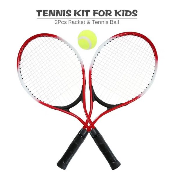 1pair tennis rackets with 1pc tennis ball & 1pc bag, for outdoor sports, tennis playing, friends and family entertainment
1pair tennis rackets with 1pc tennis ball & 1pc bag, for outdoor sports, tennis playing, friends and family entertainment