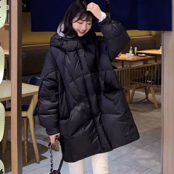 women's vests 2023 winter midlength down coats hooded loose jackets white duck keep warm japan style fashion jacket female 230215, Black;white
women's vests 2023 winter midlength down coats hooded loose jackets white duck keep warm japan style fashion jacket female 230215, Black;white