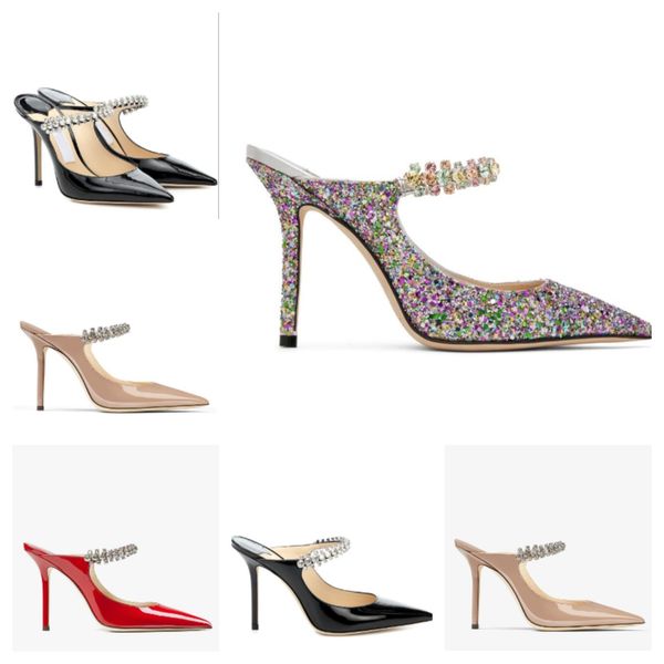 2023 bridal wedding sandals shoes luxurious brand dress shoe bing mules slippers crystal-embellished patent leather strap pumps twinkles hig, Black
2023 bridal wedding sandals shoes luxurious brand dress shoe bing mules slippers crystal-embellished patent leather strap pumps twinkles hig, Black