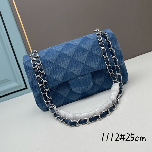 luxurys designer bags classic series imported diamond lattice dandong denim fabric 3 d technology hardware fine silver pressed word
luxurys designer bags classic series imported diamond lattice dandong denim fabric 3 d technology hardware fine silver pressed word