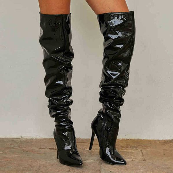 pointed toe women's boots luxury outdoor shoes high heels new season thigh boots styles for delicate women ankle boots long boot, Black
pointed toe women's boots luxury outdoor shoes high heels new season thigh boots styles for delicate women ankle boots long boot, Black