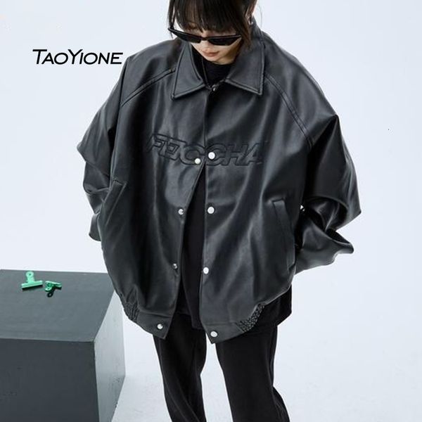 women's jackets american retro letter embroidery pu leather baseball jacket long sleeve black jackets bomber jacket women loose coat wi, Black;brown
women's jackets american retro letter embroidery pu leather baseball jacket long sleeve black jackets bomber jacket women loose coat wi, Black;brown