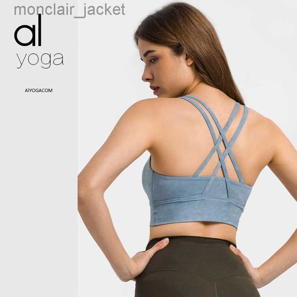 designer brand tank alos yoga new large chest sports bra with high strength shockproof and cross-back sports bra, White
designer brand tank alos yoga new large chest sports bra with high strength shockproof and cross-back sports bra, White