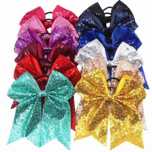 headwear hair accessories 12pcs 7.5" bling sparkly glitter sequins pigtail bows for kid girls large cheerleading bows ponytail holder e
headwear hair accessories 12pcs 7.5" bling sparkly glitter sequins pigtail bows for kid girls large cheerleading bows ponytail holder e