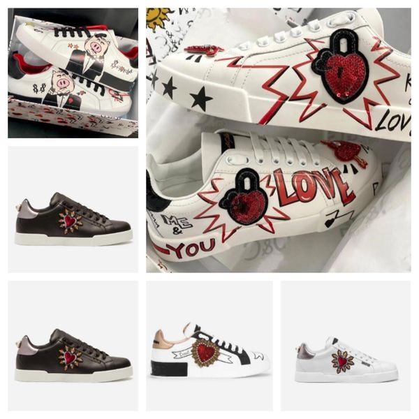 fashion elegant brands portofino sneakers casual shoes mens printed nappa calfskin crown embroidery gold-plated casual walking luxurious tra, Black
fashion elegant brands portofino sneakers casual shoes mens printed nappa calfskin crown embroidery gold-plated casual walking luxurious tra, Black