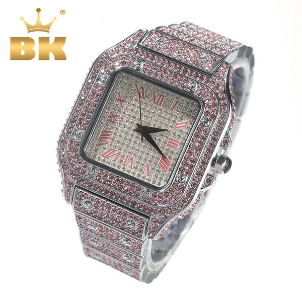wristwatches the bling king men womens watch square dail iced out pink blue diamond quartz luxury wrist watch roman clock relogio masculino, Slivery;brown
wristwatches the bling king men womens watch square dail iced out pink blue diamond quartz luxury wrist watch roman clock relogio masculino, Slivery;brown