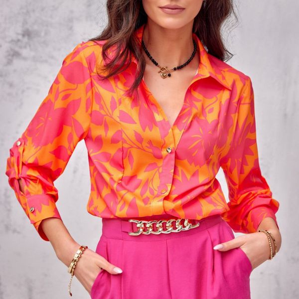 women's blouses shirts fall flower single breasted long sleeve blouses formal office vintage women casual shirt women elegant loose shi, White
women's blouses shirts fall flower single breasted long sleeve blouses formal office vintage women casual shirt women elegant loose shi, White