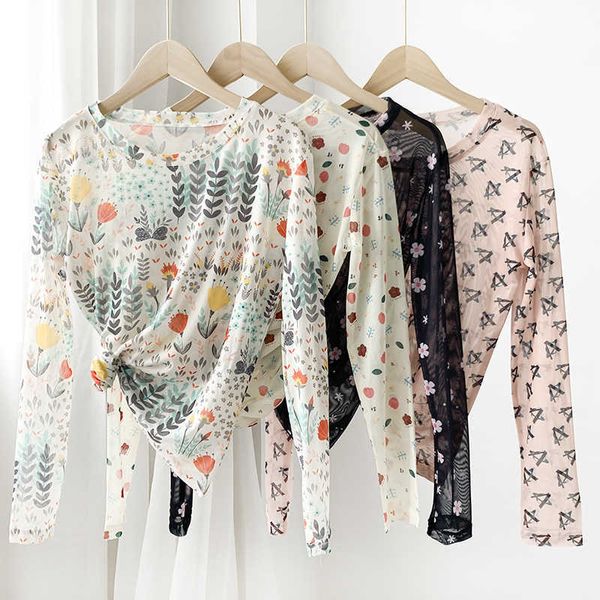 women's t-shirt summer ice silk ladies 16 style printed tshirt with long sleeve tshirt women's ice silk sunscreen mesh bottoming s, White
women's t-shirt summer ice silk ladies 16 style printed tshirt with long sleeve tshirt women's ice silk sunscreen mesh bottoming s, White