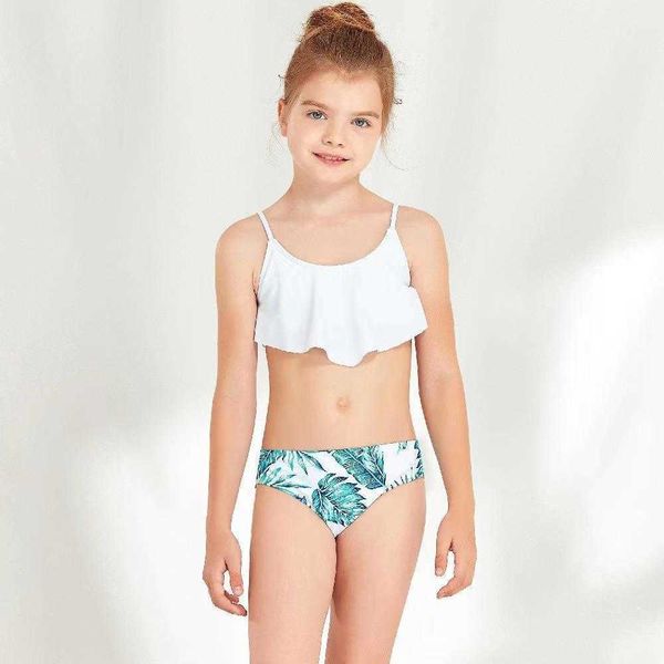 childrens split bikini two piece ruffled leaves floral print fresh swimsuit for, Blue
childrens split bikini two piece ruffled leaves floral print fresh swimsuit for, Blue