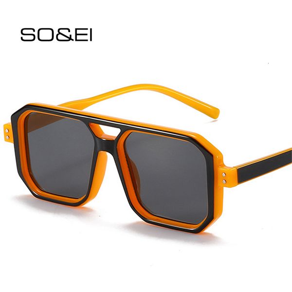 sunglasses so ei retro double bridges square sunglasses women fashion gradient shades uv400 men vintage punk polygon rivets sun glasses 2302, White;black
sunglasses so ei retro double bridges square sunglasses women fashion gradient shades uv400 men vintage punk polygon rivets sun glasses 2302, White;black