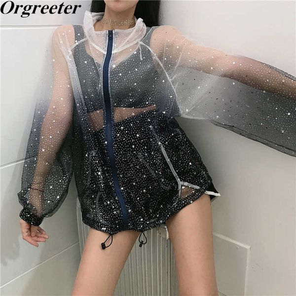 outdoor t-shirts summer starry sunscreen mesh jacket 2021 new breathable longsleeved gradient shinny star sequined thin coat outwear women j, Gray;blue
outdoor t-shirts summer starry sunscreen mesh jacket 2021 new breathable longsleeved gradient shinny star sequined thin coat outwear women j, Gray;blue