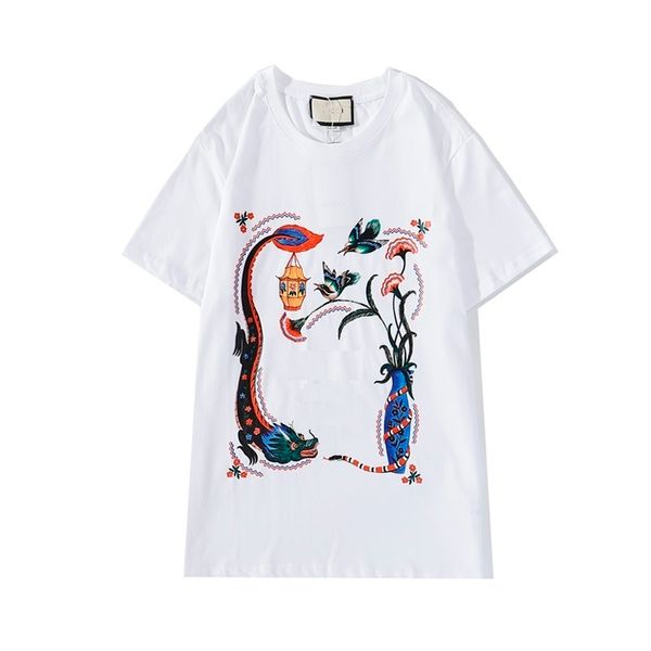 2023 new mens womens designer t shirts printed fashion man flower lamp t-shirt cotton casual tees short sleeve luxury hip hop streetwear tsh, White
2023 new mens womens designer t shirts printed fashion man flower lamp t-shirt cotton casual tees short sleeve luxury hip hop streetwear tsh, White