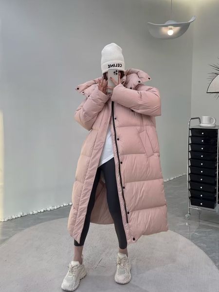 women's vests korean version long kneelength pink down jacket women's super winter hooded white duck quilt coat 230215, Black;white
women's vests korean version long kneelength pink down jacket women's super winter hooded white duck quilt coat 230215, Black;white