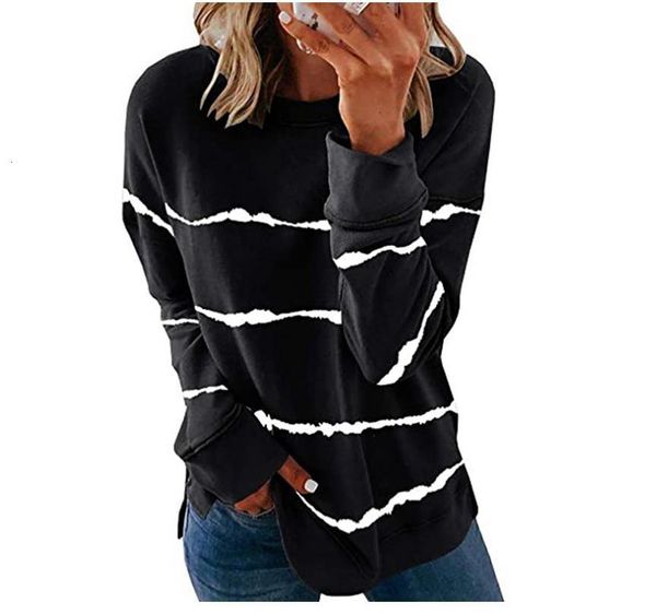 women's hoodies sweatshirts plus size 5xl autumn leisure casual femmle longsleeved stripes printed sweatshirt loose pullovers 230215, Black
women's hoodies sweatshirts plus size 5xl autumn leisure casual femmle longsleeved stripes printed sweatshirt loose pullovers 230215, Black