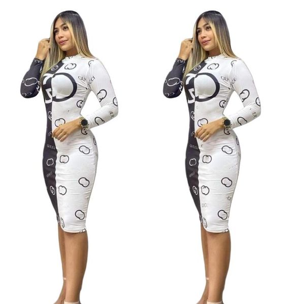 2023 brand designer women casual dresses crew neck long sleeveless ggity slim dress ladies dresses j2759, Black;gray
2023 brand designer women casual dresses crew neck long sleeveless ggity slim dress ladies dresses j2759, Black;gray