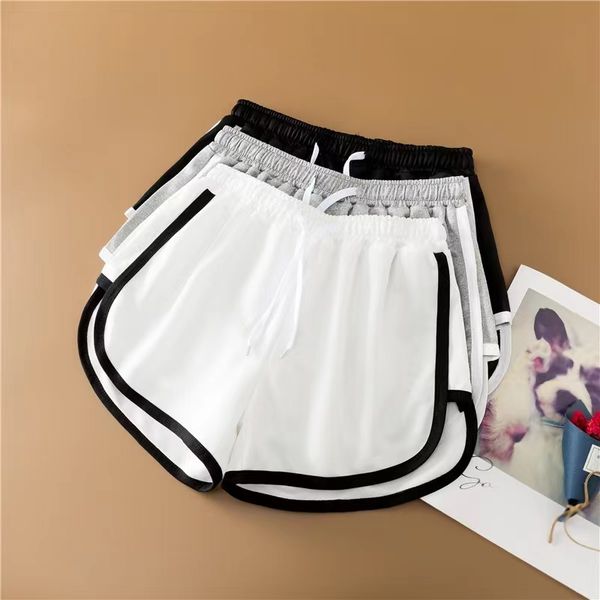 women's shorts sport pants three-point pants yoga home leisure designer summer walking shorts running high waist, White;black
women's shorts sport pants three-point pants yoga home leisure designer summer walking shorts running high waist, White;black