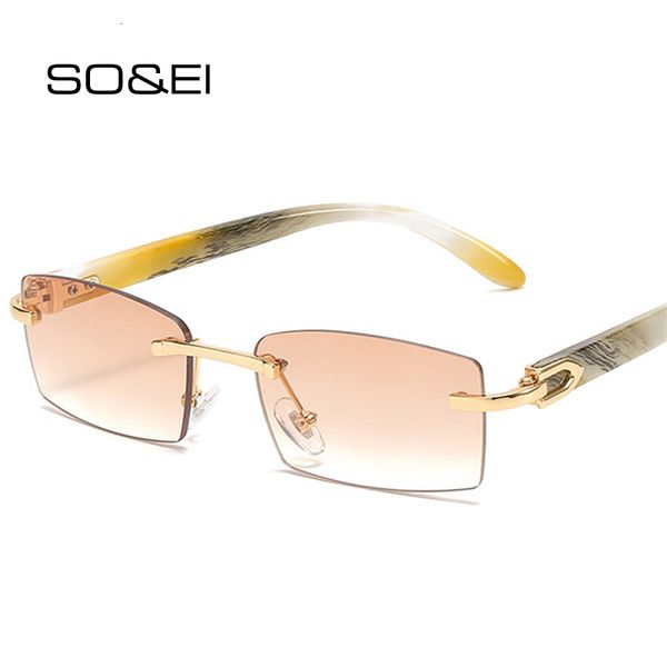 sunglasses so ei fashion small rectangle women sunglasses vintage rimless clear ocean gradient sun glasses brand designer men shades uv400 2, White;black
sunglasses so ei fashion small rectangle women sunglasses vintage rimless clear ocean gradient sun glasses brand designer men shades uv400 2, White;black