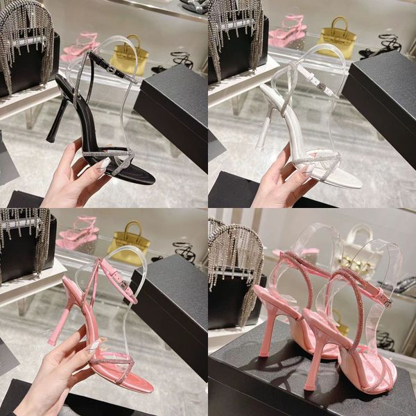 2023 designer pure color rhinestone high heel sandals women luxury 100% leather black white pink open toe crystal sandal lady fashion strapp
2023 designer pure color rhinestone high heel sandals women luxury 100% leather black white pink open toe crystal sandal lady fashion strapp