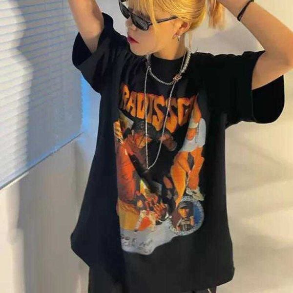 women's t-shirt summer loose harajuku retro american street halfsleeved tshirt women's shortsleeved fashion design oversized tshir, White
women's t-shirt summer loose harajuku retro american street halfsleeved tshirt women's shortsleeved fashion design oversized tshir, White