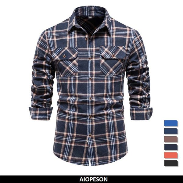 mens casual shirts aiopeson flannel plaid for double pocket long sleeve male checkered blouse autumn basic social 230214, White;black
mens casual shirts aiopeson flannel plaid for double pocket long sleeve male checkered blouse autumn basic social 230214, White;black