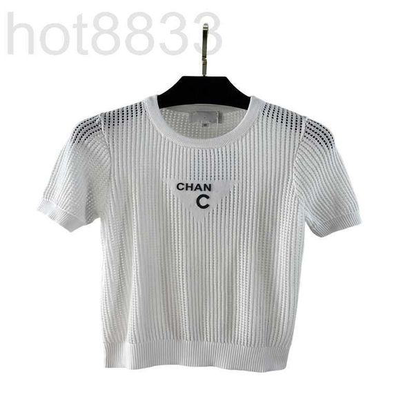 women's t-shirt designer women summer wool knit tee designer with letter print milan runway crop t-shirt clothing high end custom elas, White
women's t-shirt designer women summer wool knit tee designer with letter print milan runway crop t-shirt clothing high end custom elas, White