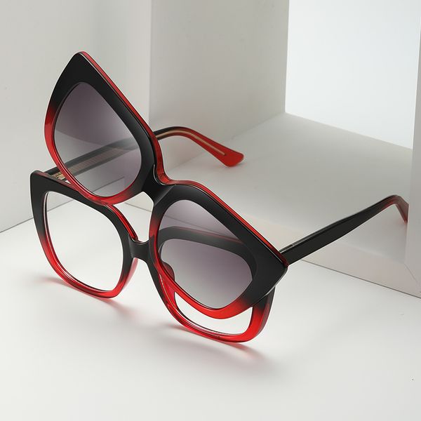sunglasses magnetic clip on sunglasses for women polarized 2 in 1 sunglasses female shades ladies anti blue light tr90 computer eyeglasses 2, White;black
sunglasses magnetic clip on sunglasses for women polarized 2 in 1 sunglasses female shades ladies anti blue light tr90 computer eyeglasses 2, White;black
