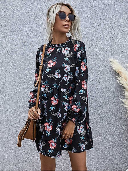 casual dresses 2022 new autumn winter fashion floral dress women casual full sleeve high waist loose print dress t230210, Black;gray
casual dresses 2022 new autumn winter fashion floral dress women casual full sleeve high waist loose print dress t230210, Black;gray