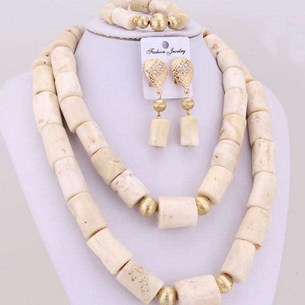 wedding jewelry sets 4ujewelry 25.5 inches nigerian jewelry set for women white original coral beads necklace jewellery set 230215, Slivery;golden
wedding jewelry sets 4ujewelry 25.5 inches nigerian jewelry set for women white original coral beads necklace jewellery set 230215, Slivery;golden