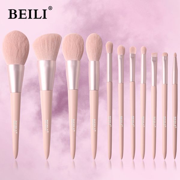 makeup tools beili 10/11 pcs pink makeup brushes set vegan eyebrow eyelash powder synthetic hair foundation brush make up tools for women 23
makeup tools beili 10/11 pcs pink makeup brushes set vegan eyebrow eyelash powder synthetic hair foundation brush make up tools for women 23