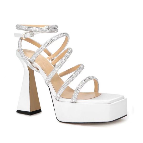 sandals crystal high heeled roman square shoes silk thin belt thick soles classic designer 9.5cm thick heel summer open toe womens dress sho, Black
sandals crystal high heeled roman square shoes silk thin belt thick soles classic designer 9.5cm thick heel summer open toe womens dress sho, Black