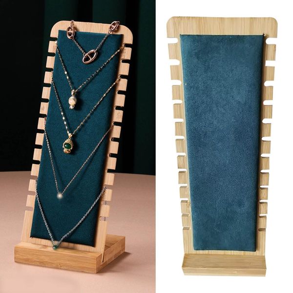 jewelry boxes bamboo jewelry display stand necklace display stand wooden multiple necklace easel showcase display holder for necklaces 23021, Black;white
jewelry boxes bamboo jewelry display stand necklace display stand wooden multiple necklace easel showcase display holder for necklaces 23021, Black;white