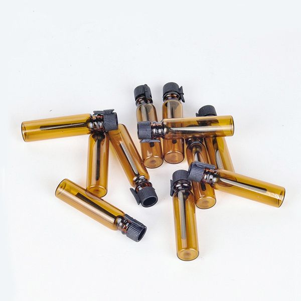 perfume bottle 100pcs/lot 1ml 2ml amber glass perfume bottle refillable mini sample glass essential oil vials cosmetic container 230215
perfume bottle 100pcs/lot 1ml 2ml amber glass perfume bottle refillable mini sample glass essential oil vials cosmetic container 230215