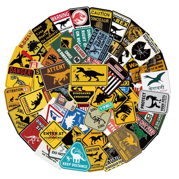 60pcs jurassic sticker dinosaur warning logo signs graffiti kids toy skateboard car motorcycle bicycle sticker decals
60pcs jurassic sticker dinosaur warning logo signs graffiti kids toy skateboard car motorcycle bicycle sticker decals