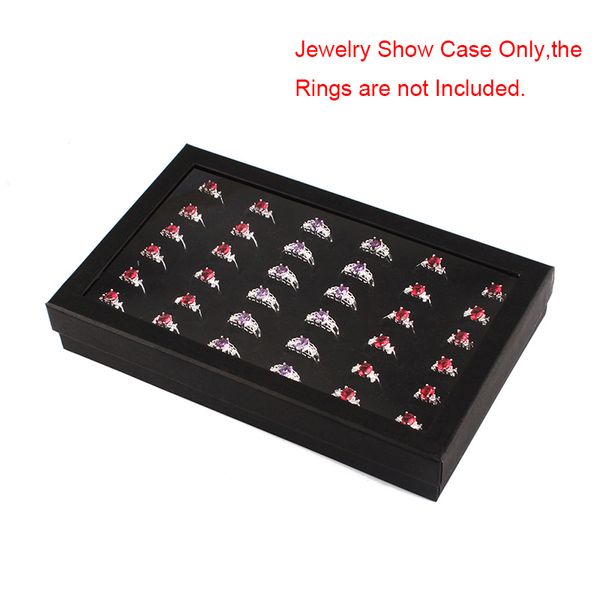 jewelry boxes 36 slots ring storage box jewelry organizer holder show case container velvet ring storage box jewelry organizer holder #57900, Black;white
jewelry boxes 36 slots ring storage box jewelry organizer holder show case container velvet ring storage box jewelry organizer holder #57900, Black;white