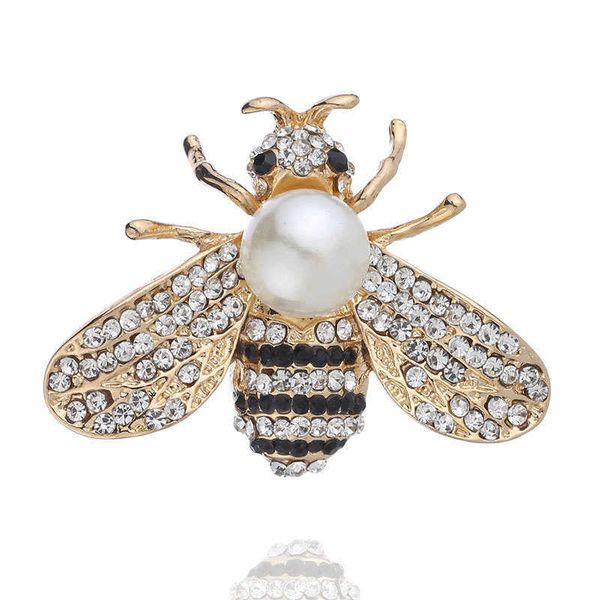 korean diamond inlaid bee brooch high-grade cartoon insect pearl brooch dress corsage accessories silk scarf buckle dual purpose, Gray
korean diamond inlaid bee brooch high-grade cartoon insect pearl brooch dress corsage accessories silk scarf buckle dual purpose, Gray