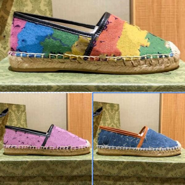 2023 designer fisherman canvas shoes double g jacquard espadrilles loafers straw woven flats casual shoes rainbow color women slip on mule s, Black
2023 designer fisherman canvas shoes double g jacquard espadrilles loafers straw woven flats casual shoes rainbow color women slip on mule s, Black