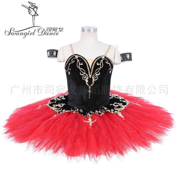 black red don quixote variation yagp competition professional pancake ballet tutu costumes bt4182
black red don quixote variation yagp competition professional pancake ballet tutu costumes bt4182