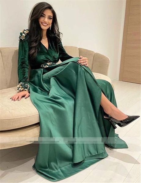 dark green long sleeves formal dress prom flowers a line velvet satin green muslim evening gowns arabic abiye gece elbisesi, Black;red
dark green long sleeves formal dress prom flowers a line velvet satin green muslim evening gowns arabic abiye gece elbisesi, Black;red