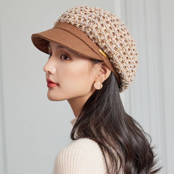berets winter thick warm wool octagonal hat women fashion sboy cap korean felt spaper ladies chic beret 230215, Blue;gray
berets winter thick warm wool octagonal hat women fashion sboy cap korean felt spaper ladies chic beret 230215, Blue;gray