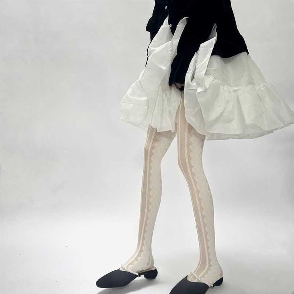 leggings for women french elegant side lace white pantyhose ultra thin vertical stripe black silk jacquard girl lolita, Black;white
leggings for women french elegant side lace white pantyhose ultra thin vertical stripe black silk jacquard girl lolita, Black;white