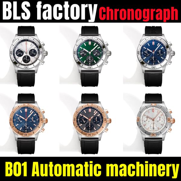 bls factory chronograph watch mens watches b01 fully automatic mechanical movement sapphire mirror waterproof luminous rubber watch band, Slivery;golden
bls factory chronograph watch mens watches b01 fully automatic mechanical movement sapphire mirror waterproof luminous rubber watch band, Slivery;golden