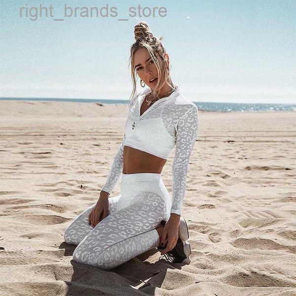 women's tracksuits leopard lace yoga sets woman sportswear fitness suit sport clothing for women gym wear running clothes workout tank, Gray
women's tracksuits leopard lace yoga sets woman sportswear fitness suit sport clothing for women gym wear running clothes workout tank, Gray