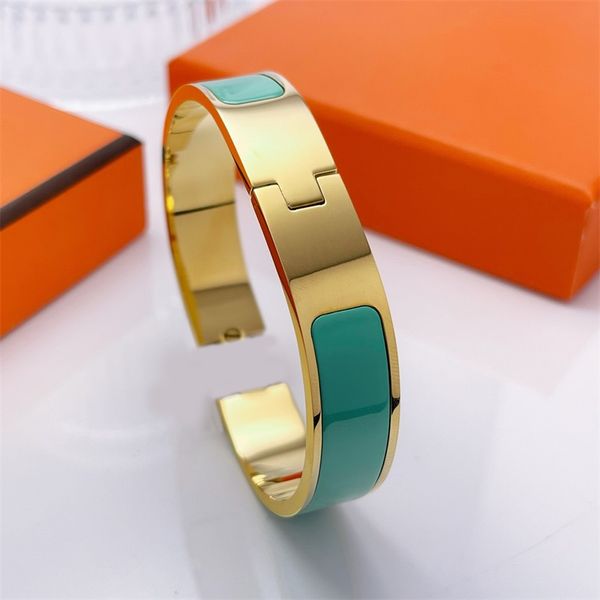 trendy mens bracelet designer jewelry titanium steel enamel pulsera fashion classic letter womens lovers gift gold silver plated customized, Black
trendy mens bracelet designer jewelry titanium steel enamel pulsera fashion classic letter womens lovers gift gold silver plated customized, Black