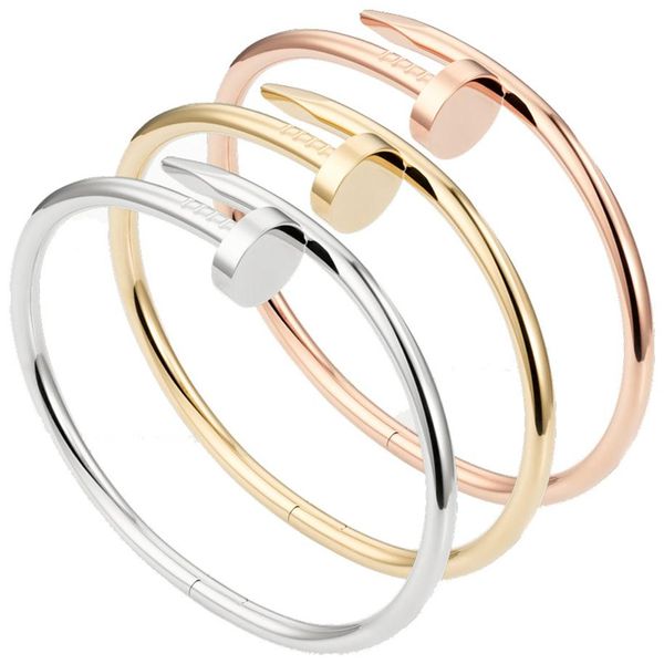 classic bangle nail bracelet designer bracelets luxury jewelry for women fashion bangle titanium steel alloy gold-plated craft never fa268t, Black
classic bangle nail bracelet designer bracelets luxury jewelry for women fashion bangle titanium steel alloy gold-plated craft never fa268t, Black